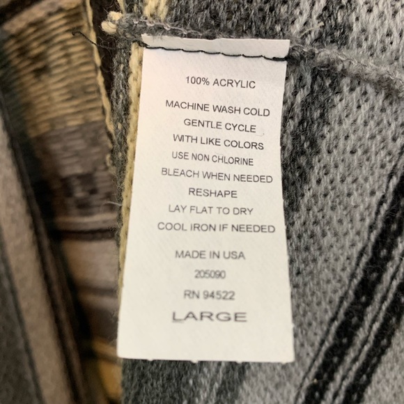 Say What? Open Drapey Stripe Cardigan - Picture 4 of 5